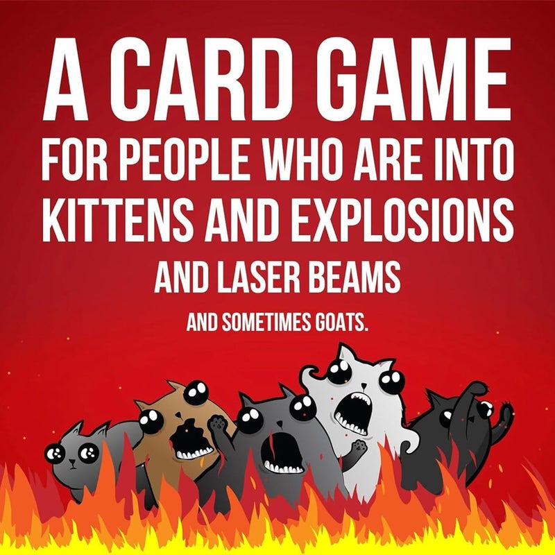 Exploding Kittens Original Edition in Collectible Tin - Fun & Hilarious Card Game for Kids and Adults, Ideal for Party Family Game Night and Party, 56 Cards Included - Image 3